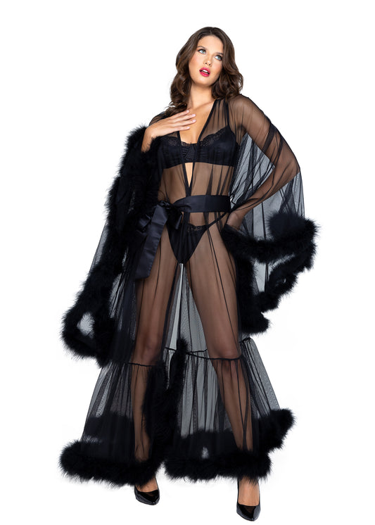 Vixen Glam Robe | Black