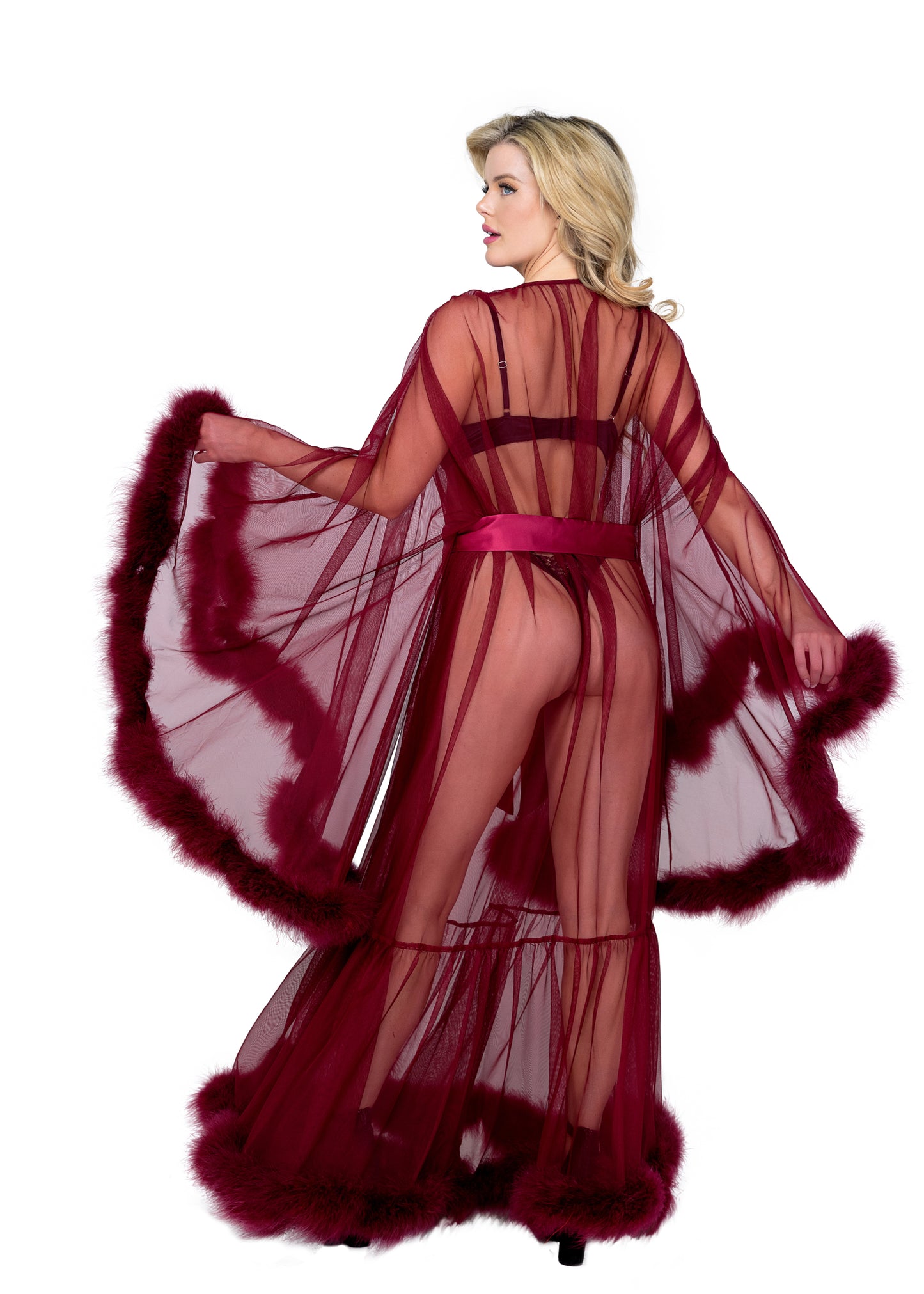 Vixen Glam Robe | Merlot